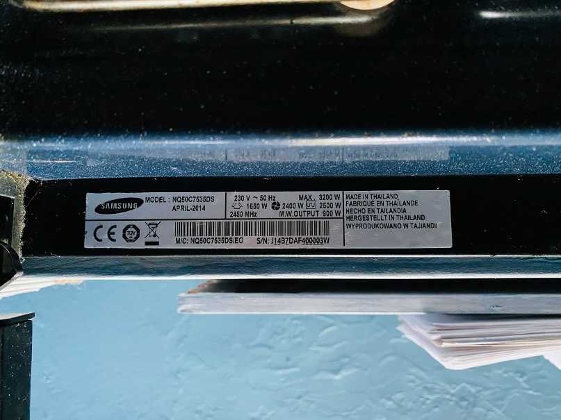 Piekarnik z funkcją Mikrofali Samsung NQ50C7535DS