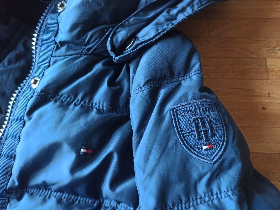 Kurtka dla dziewczynki dziewczęca Tommy Hilfiger 140