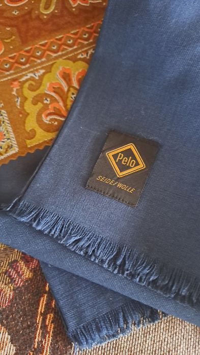 Pelo szal jedwab/wełna