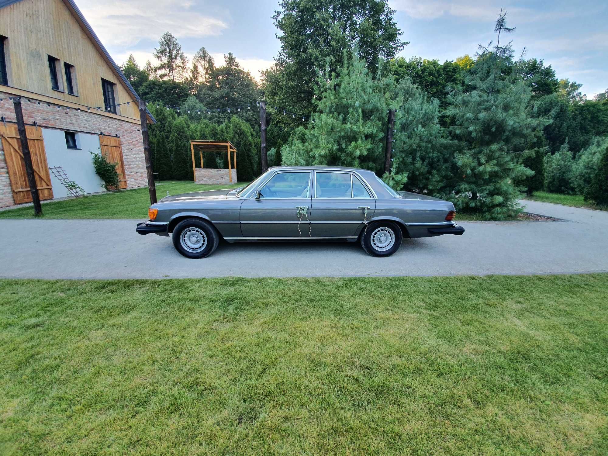 Mercedes S klasa- W116 - Samochód Auto do Ślubu - zabytkowy boho VW T1