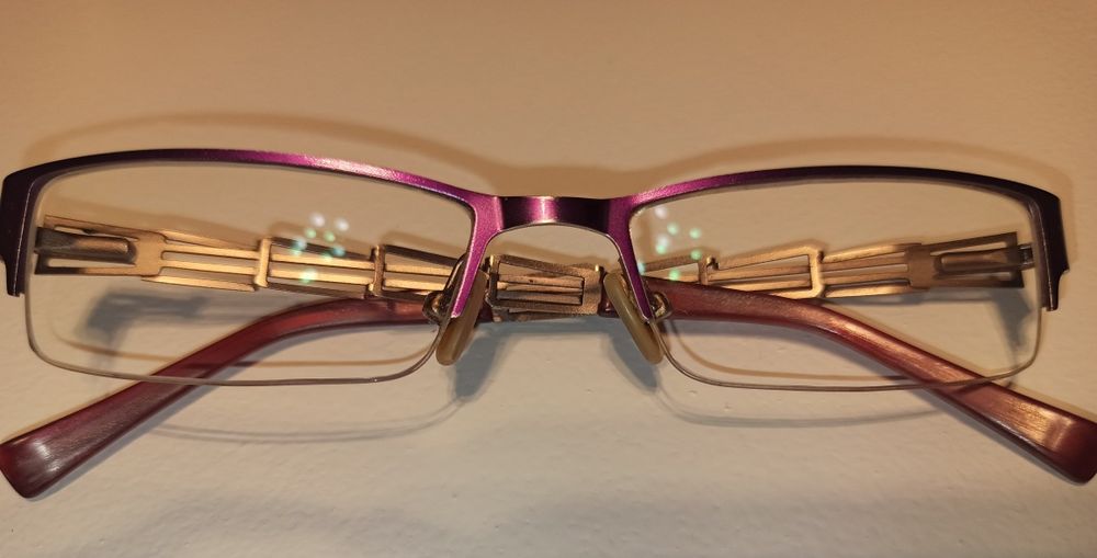 Okulary korekcyjne -1.00 do dali fioletowe
