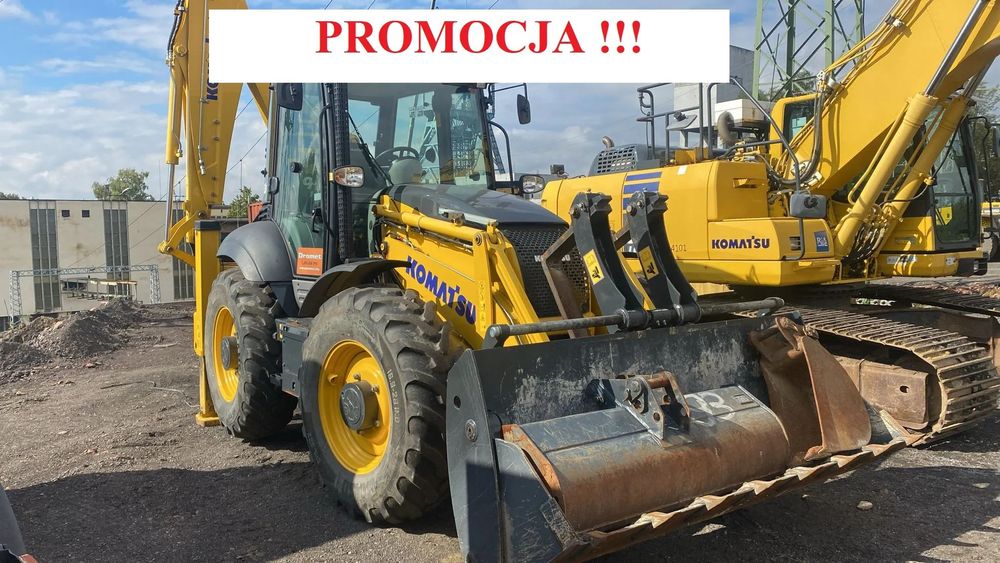 Komatsu WB93S  + komplet łyżek - Pierwszy właściciel 455 mtg Salon Polska