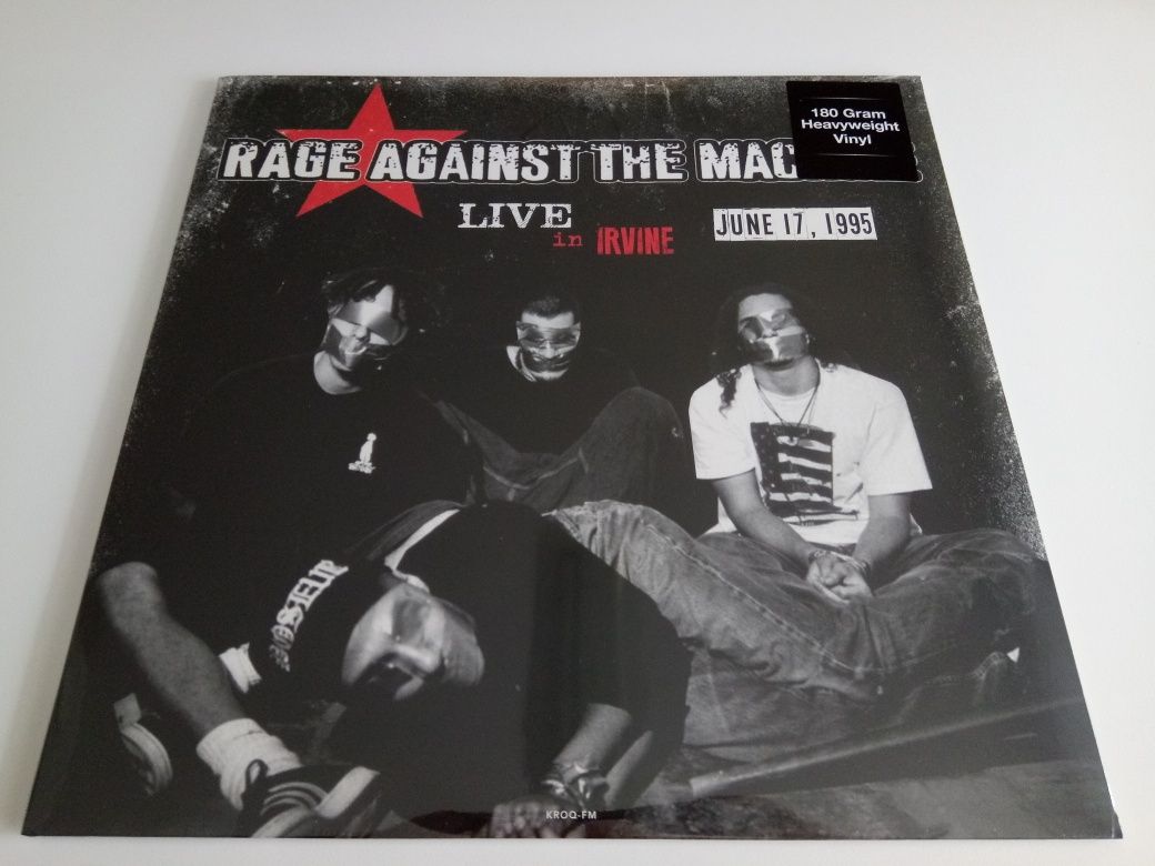 Disco Vinil LP Rage Against The Machine ‎– Live In Irvine 1995 Novo