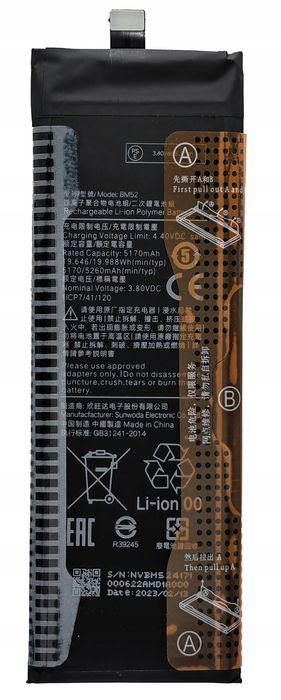 Nowa Bateria Akumulator Do Xiaomi Bm52 Mi Note 10 / Lite / Pro