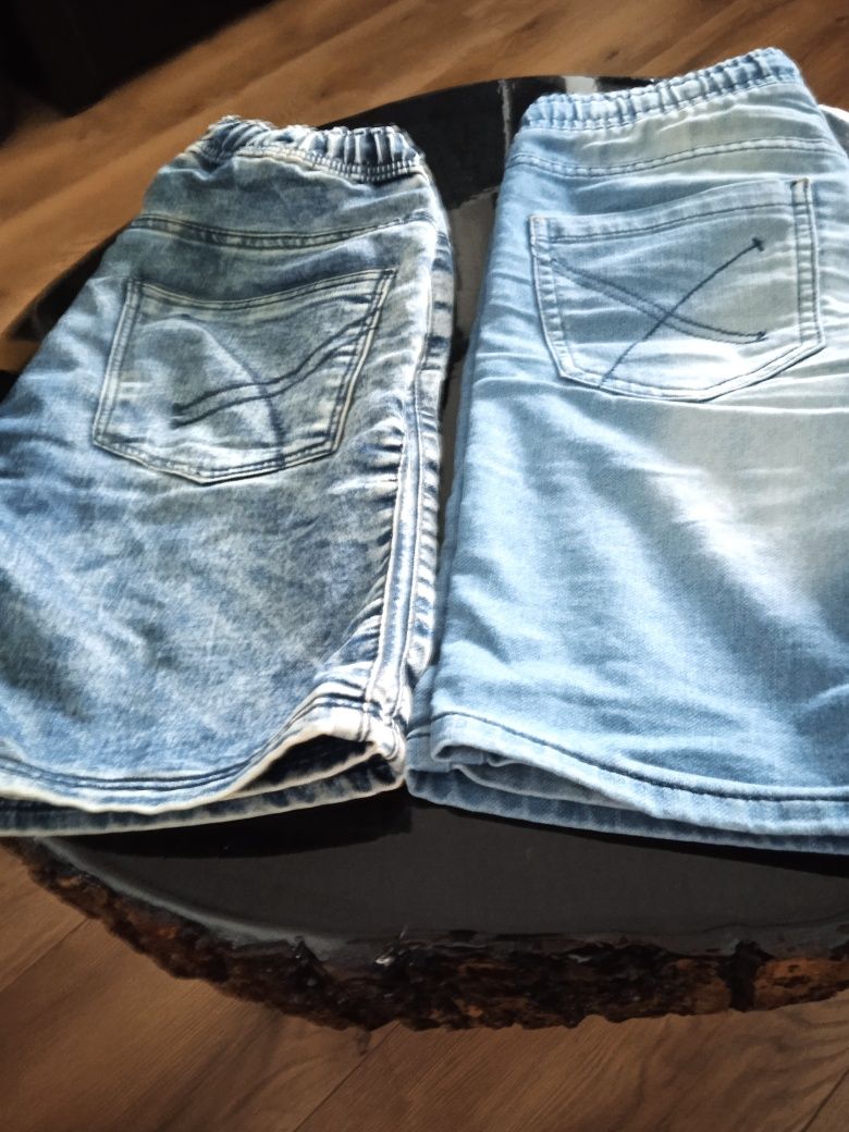 2 x spodenki jeansowe