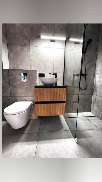 Szafka lazienkowa z umywalką