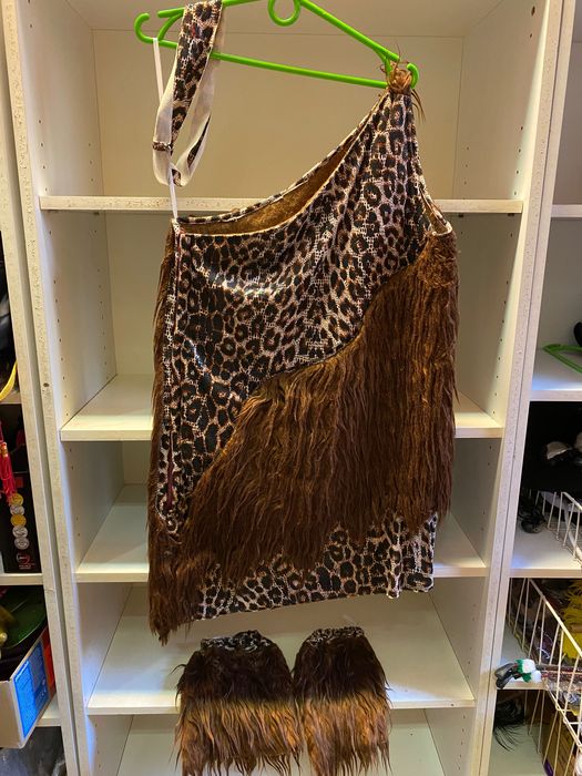 Strój na imprezę, bal . Kobieta Jaskiniowa , jaskiniowiec