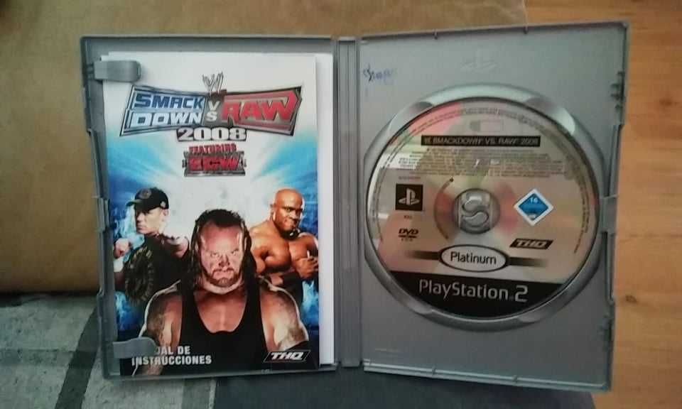 PlayStation 2 - Smack Down VS Raw 2008
