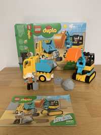 Lego duplo Pojazdy budowlane Plac budowy
