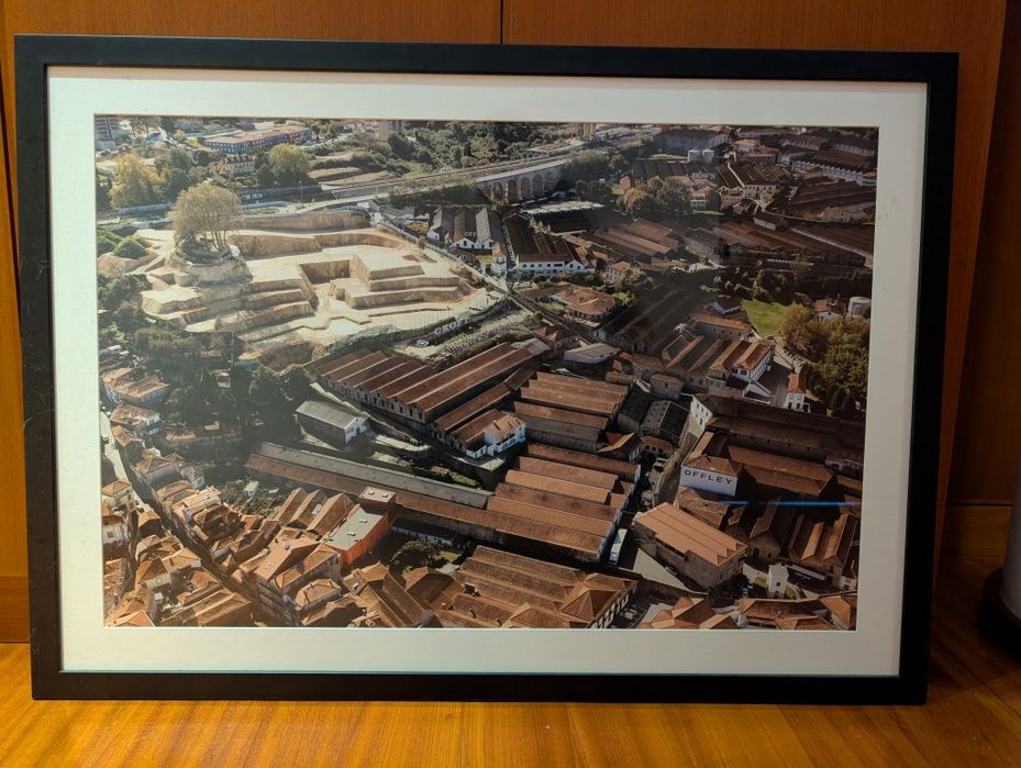 Quadro  com fotografia das Caves Gaia de alta qualidade