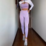 Komplet legginsy I top fitness jogga jak gymglamour oceans apart
