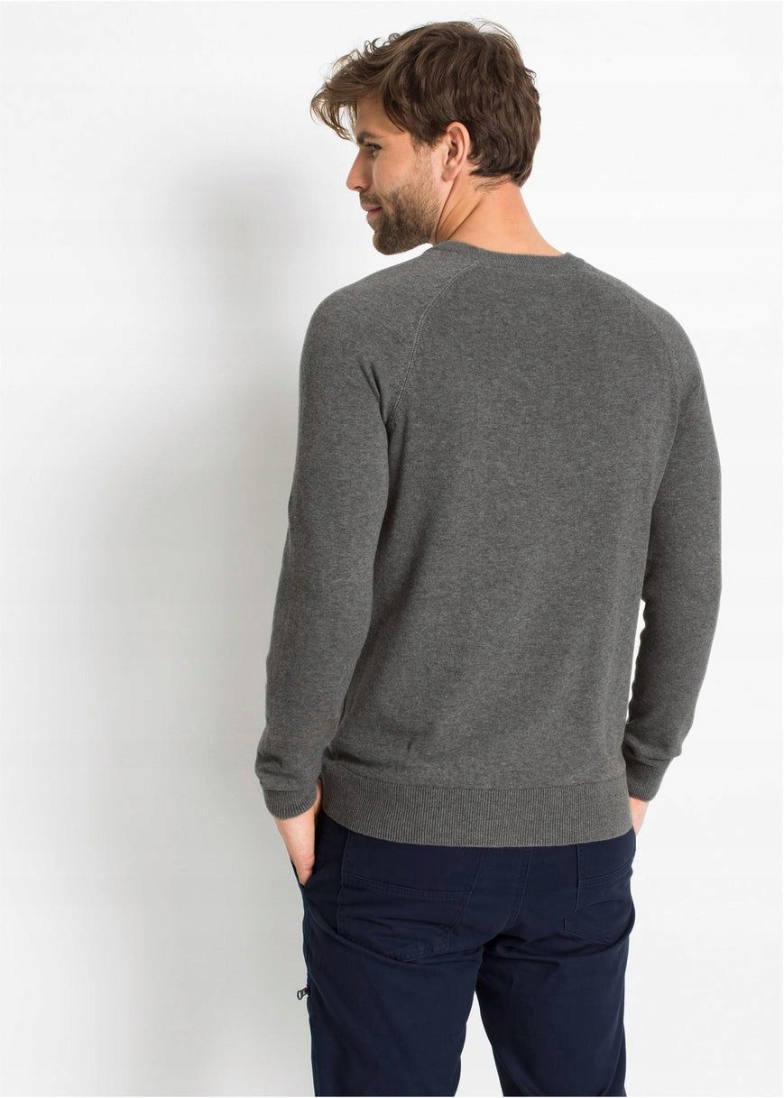 B.P.C sweter męski czarny bawełniany ^60/62, XXL