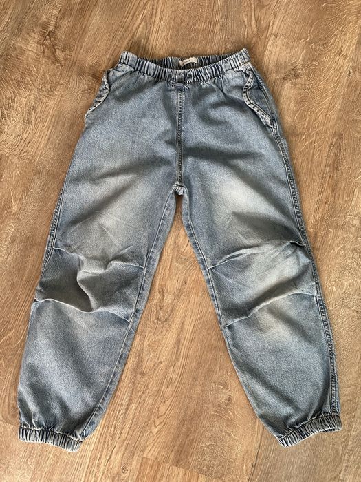 Reserved 134 spodnie jeansowe joggery jeans jeansy szerokie bojówki