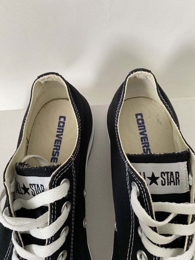 Кеди Converse All Star низькі чоловічі текстильні чорні