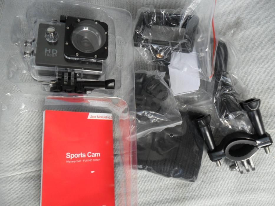 Câmara de desporto tipo GoPro Flutuante de mão