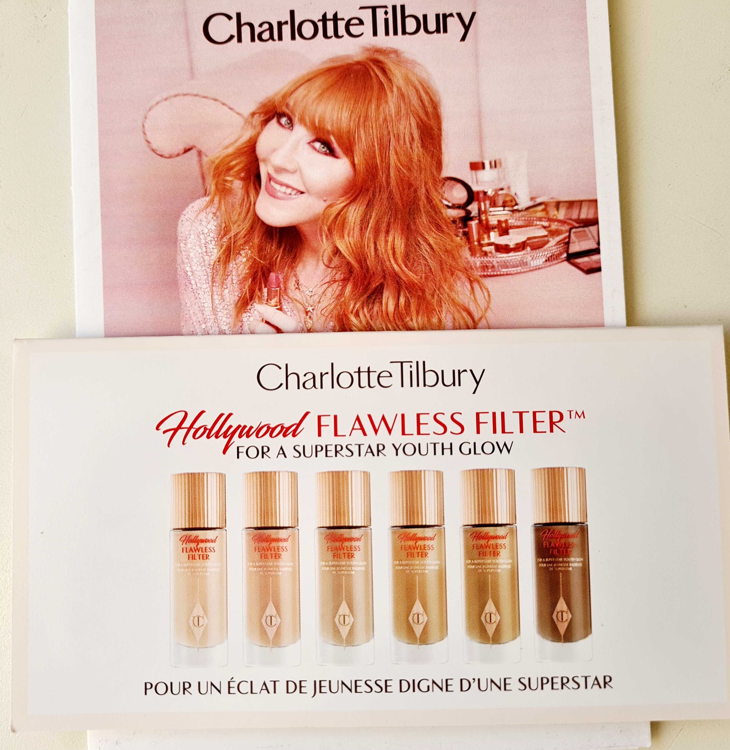 Charlotte Tilbury Hollywood Flawless Filter-karta rozświetlaczy!