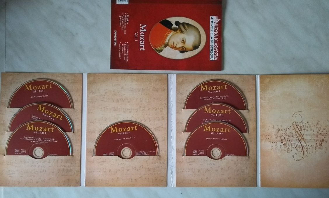 Dzieła Mozarta CD -10 płyt