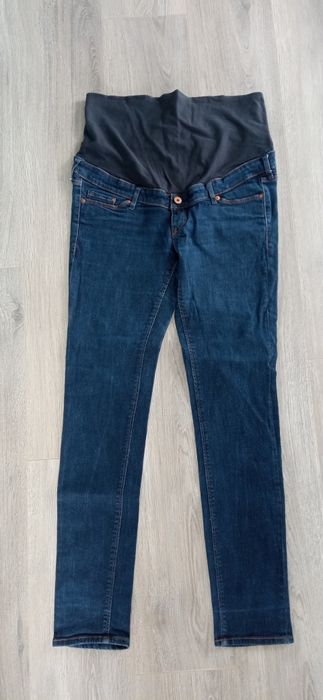 Spodnie jeansowe damskie ciążowe H&M
