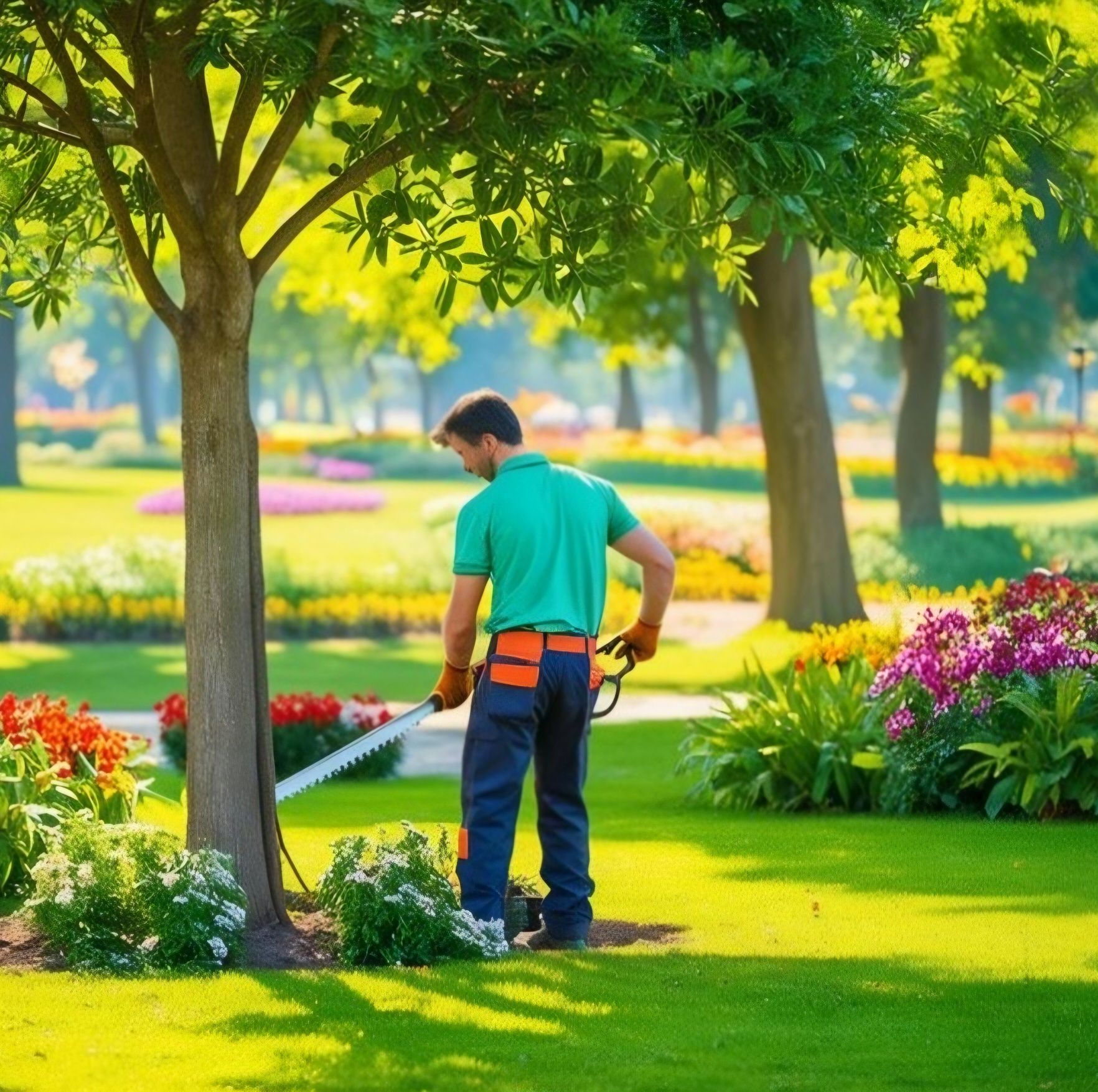 Trabalhos de jardinagem