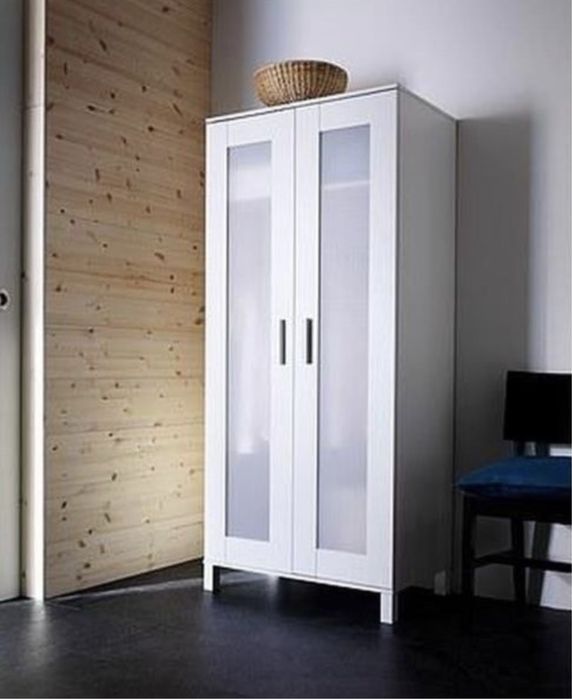 IKEA biała szafa dwudrzwiowa