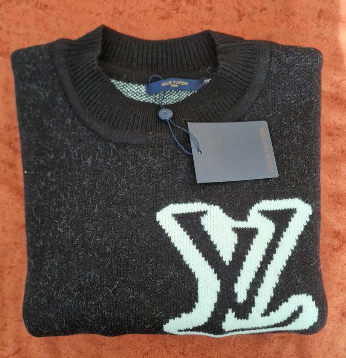 Camisola Louis Vuitton Preta - Nova, Tamanho L