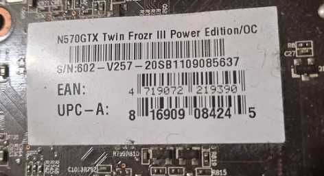 MSI N570GTX Twin Frozr III Power Edition/OC GeForce GTX 570 1,25GB