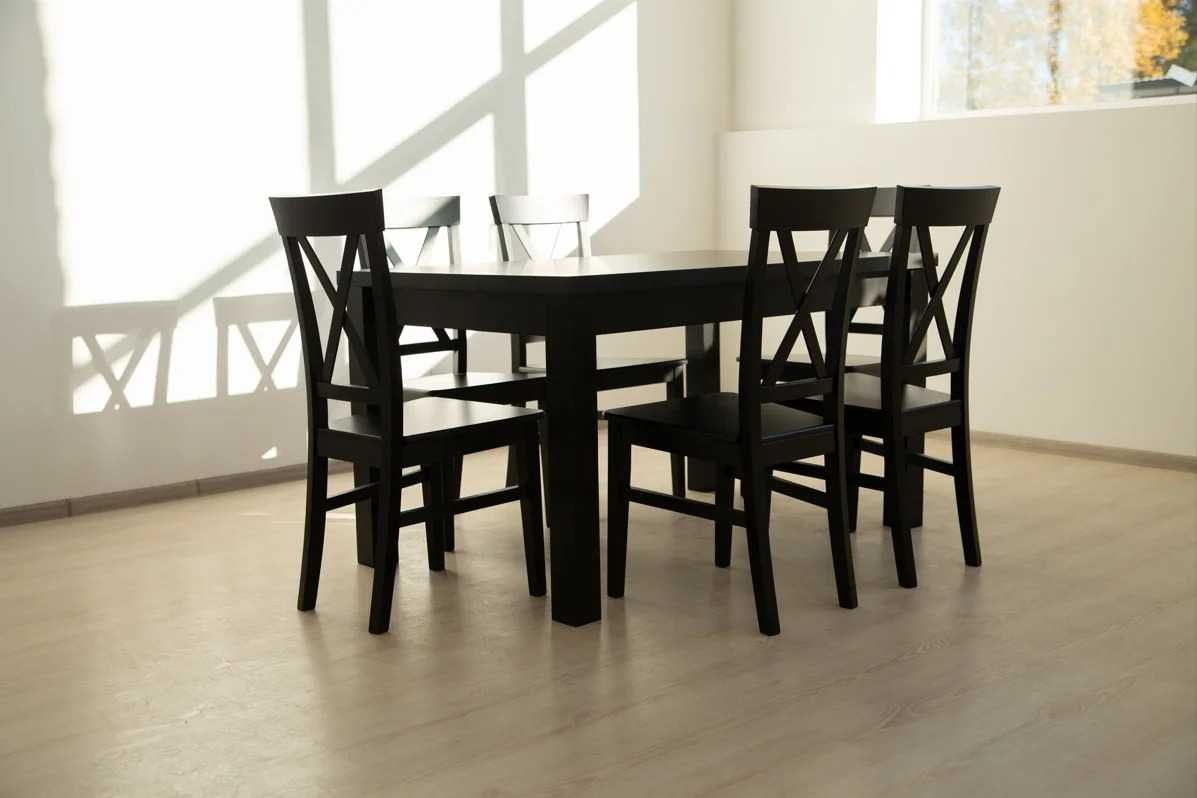 Комплект обеденный стол и стулья. Кухонний стіл та стільці. Стол Стул
