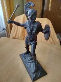 Figura wojownika Spartan odlana z aluminium wys. 31 cm