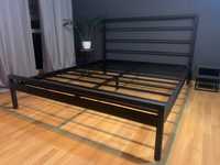 Łóżko metalowe loft