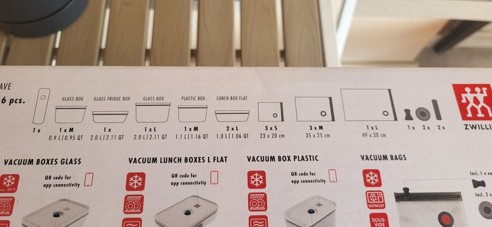 Zwilling fresh & save 16 peças novo
