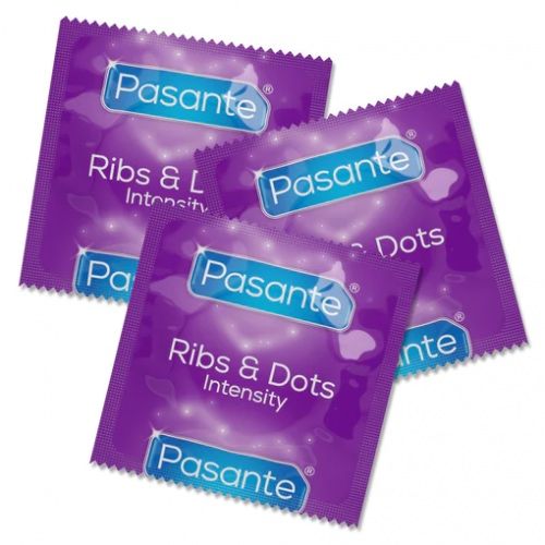 Презервативи Pasante Intensity (Ribs & Dots)