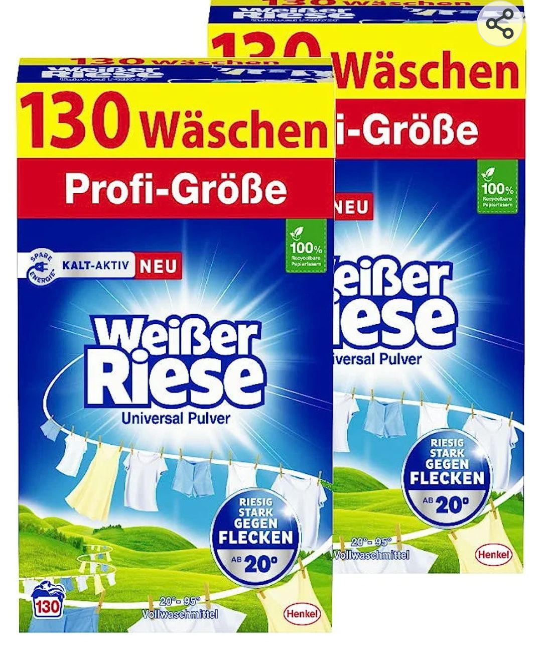 Weisser Riese Universal proszek do prania 130 prań 6,5