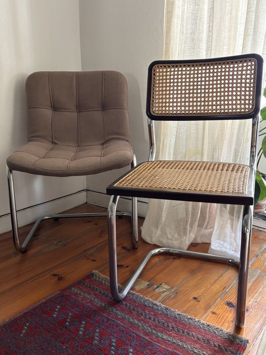 Cadeira Design Daciano da Costa + Cadeira design vintage tipo Cesca