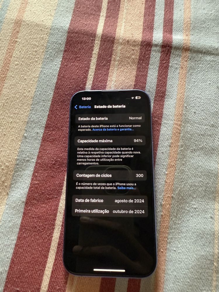iphone 16 com garantia ate 13 de outubro de 2025