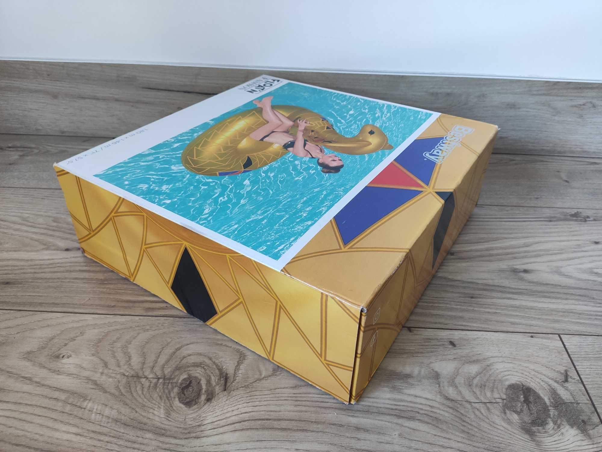 Złota kobra 180x146 Bestway 41445 pływak basenowy