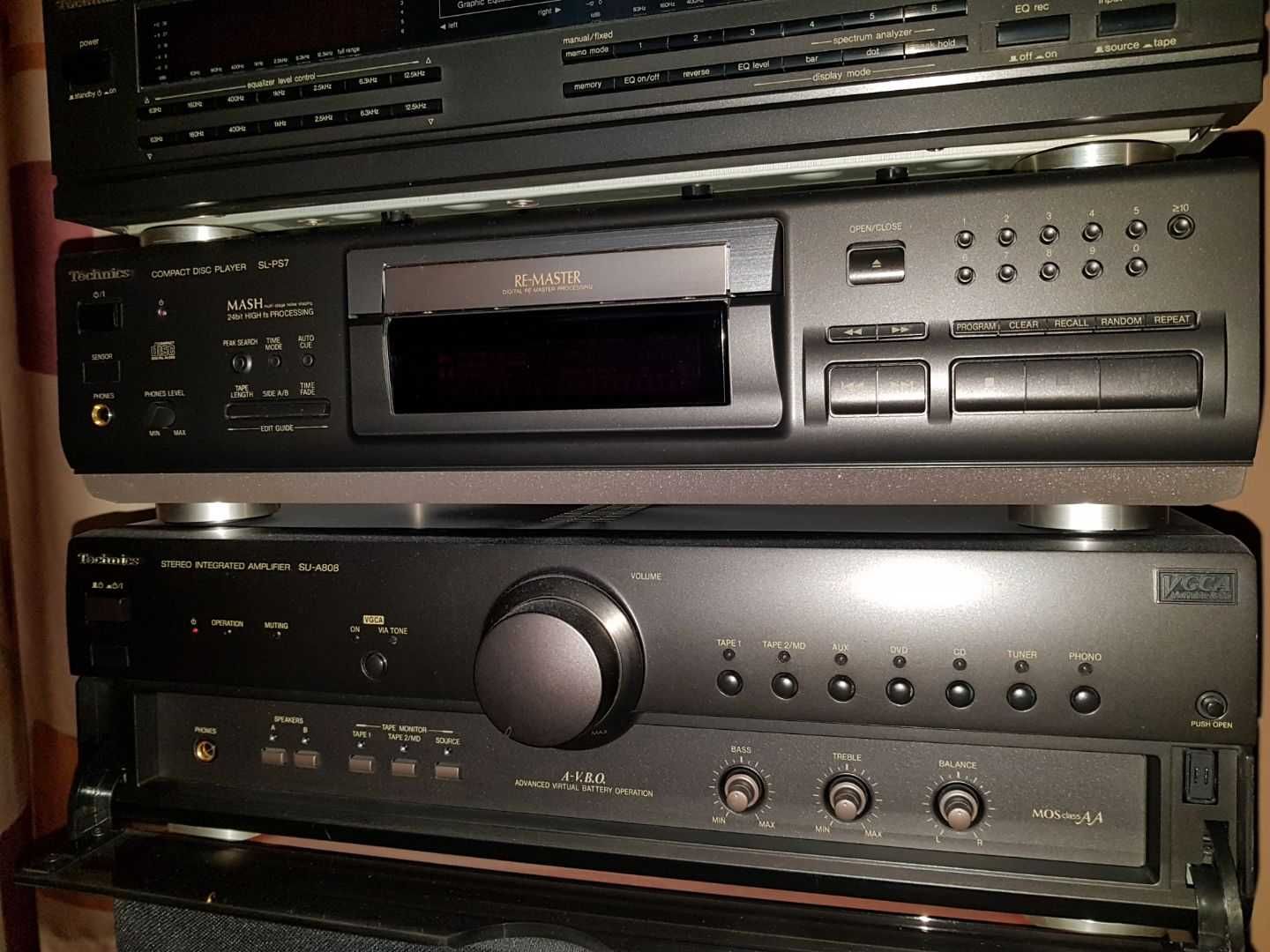 Technics SU-A808 SL-PS7 SH-GE70 ST-GT550