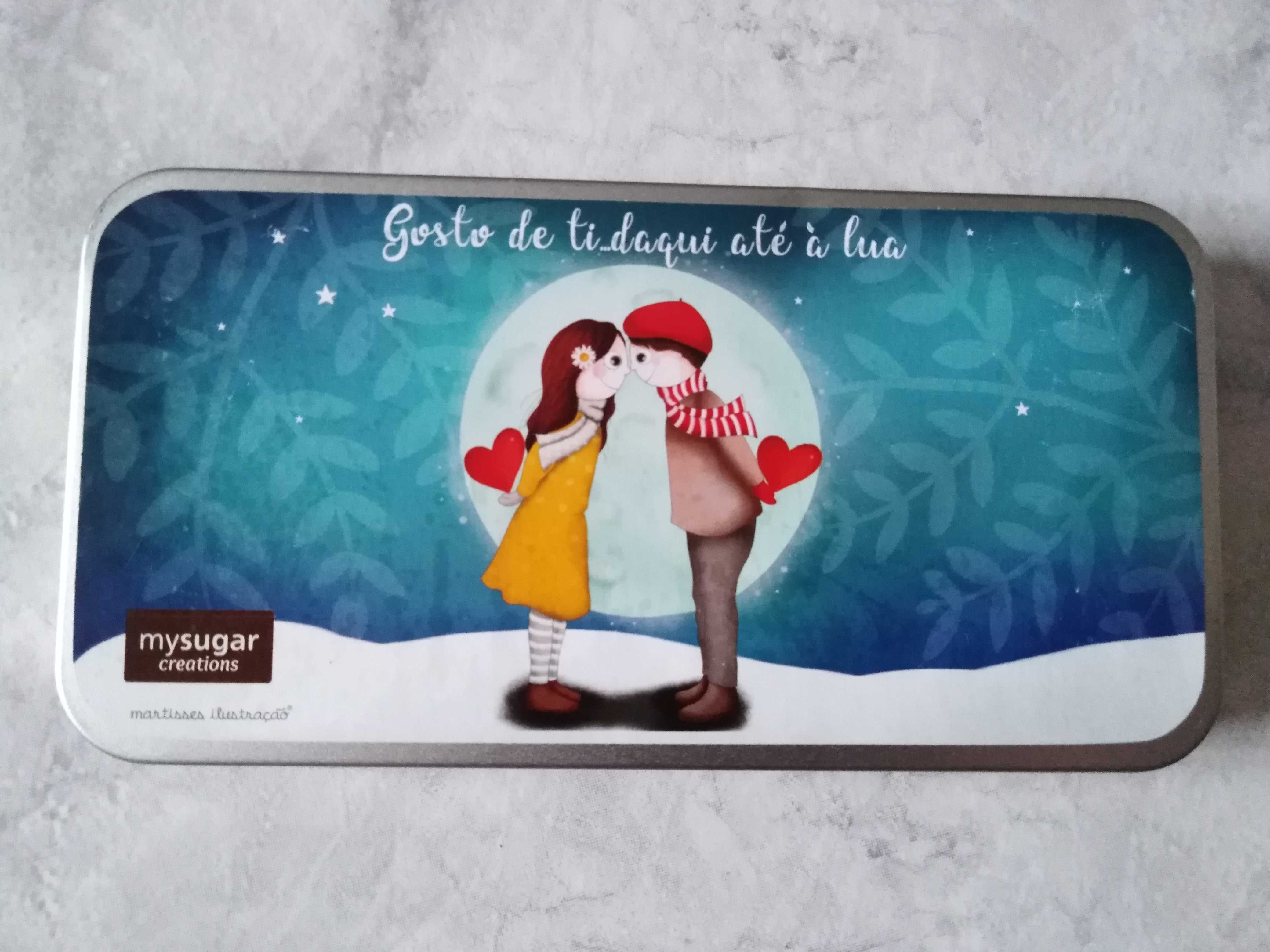 Caixas/Estojos de Lata Vazias de Chocolate Personalizado 'MySugar'