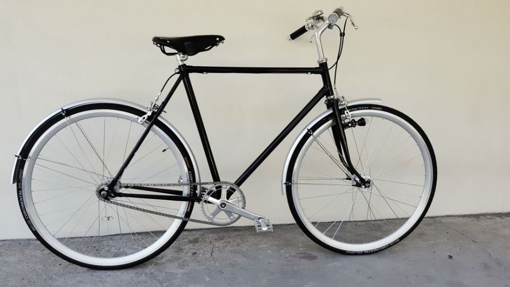 Nowy rower miejski retro fixie ostre koło