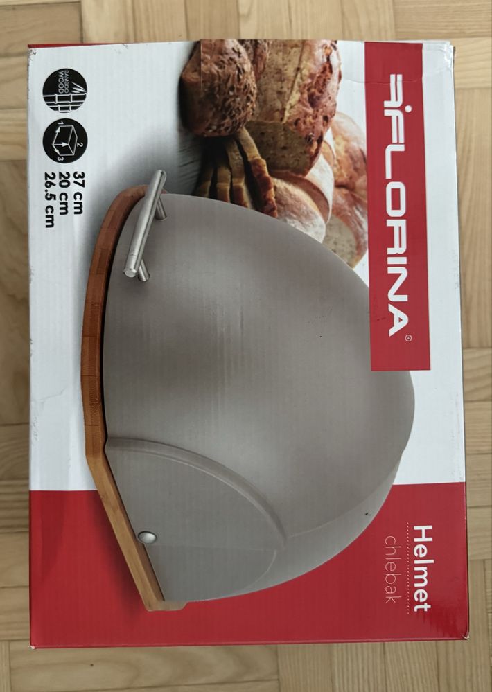 Chlebak Florina Helmet szaro-beźowy