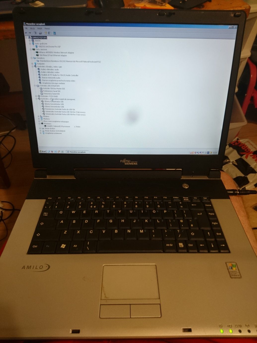 2 laptopy Fujitsu Siemens amilo L7320GW sprawne oraz kompletne