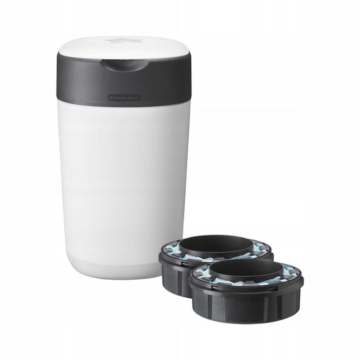 Kosz na pieluchy Tommee Tippee Twist & Click + 2 wkłady