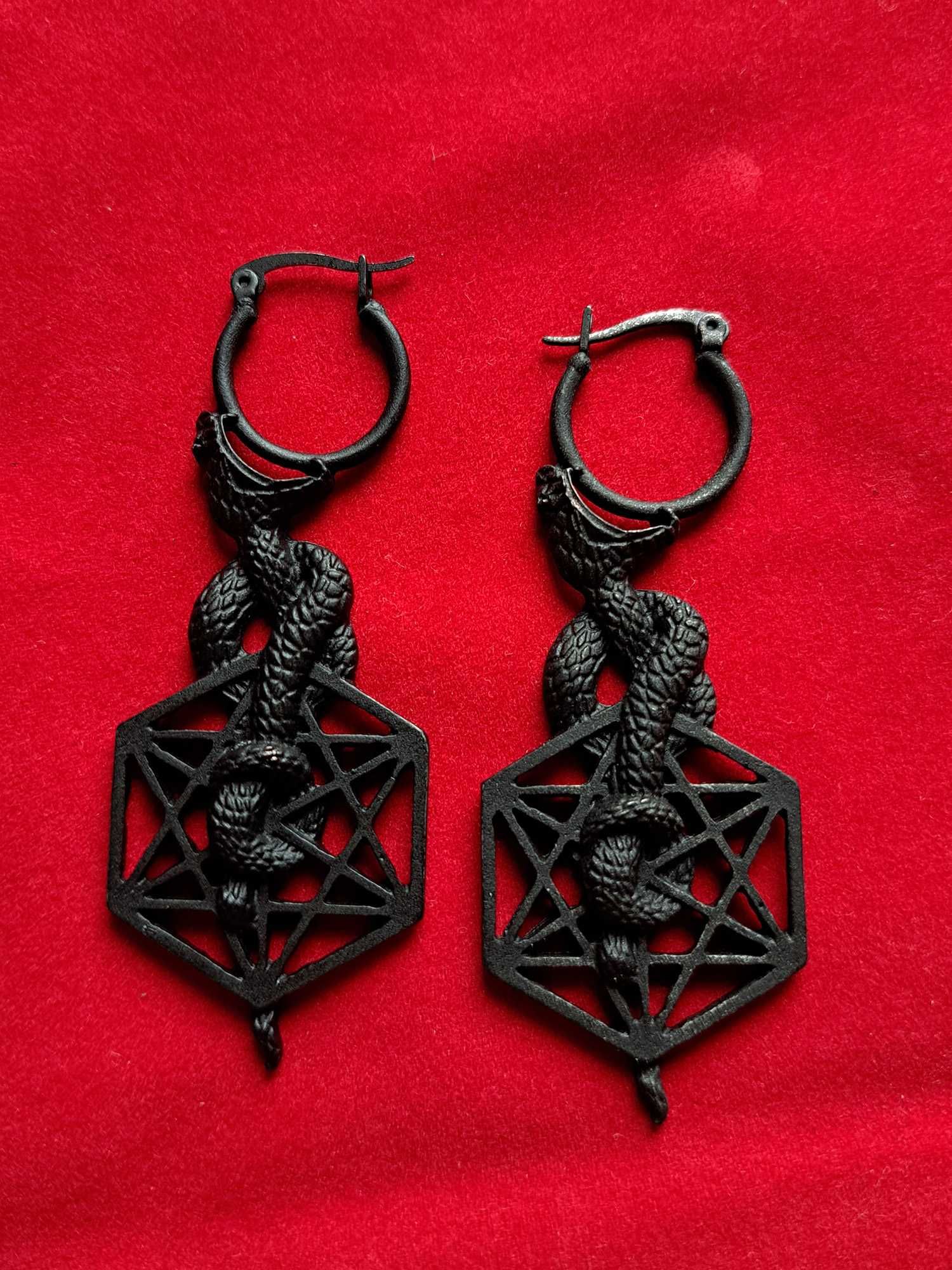 Sacred Snakes Black Restyle gothic goth gotycka biżuteria
