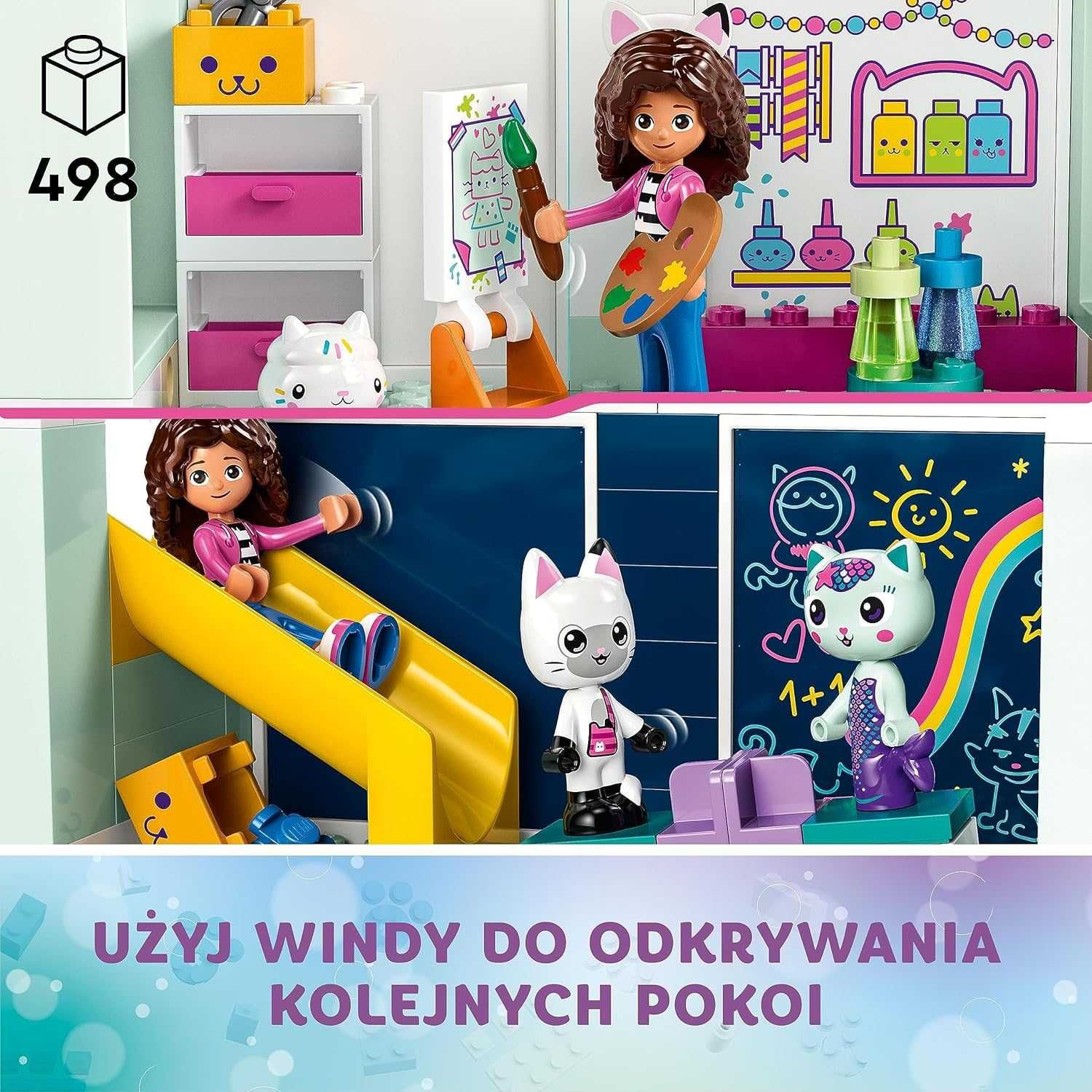 OKAZJA LEGO 10788 Gabi Domek dla lalek, 4-piętrowy