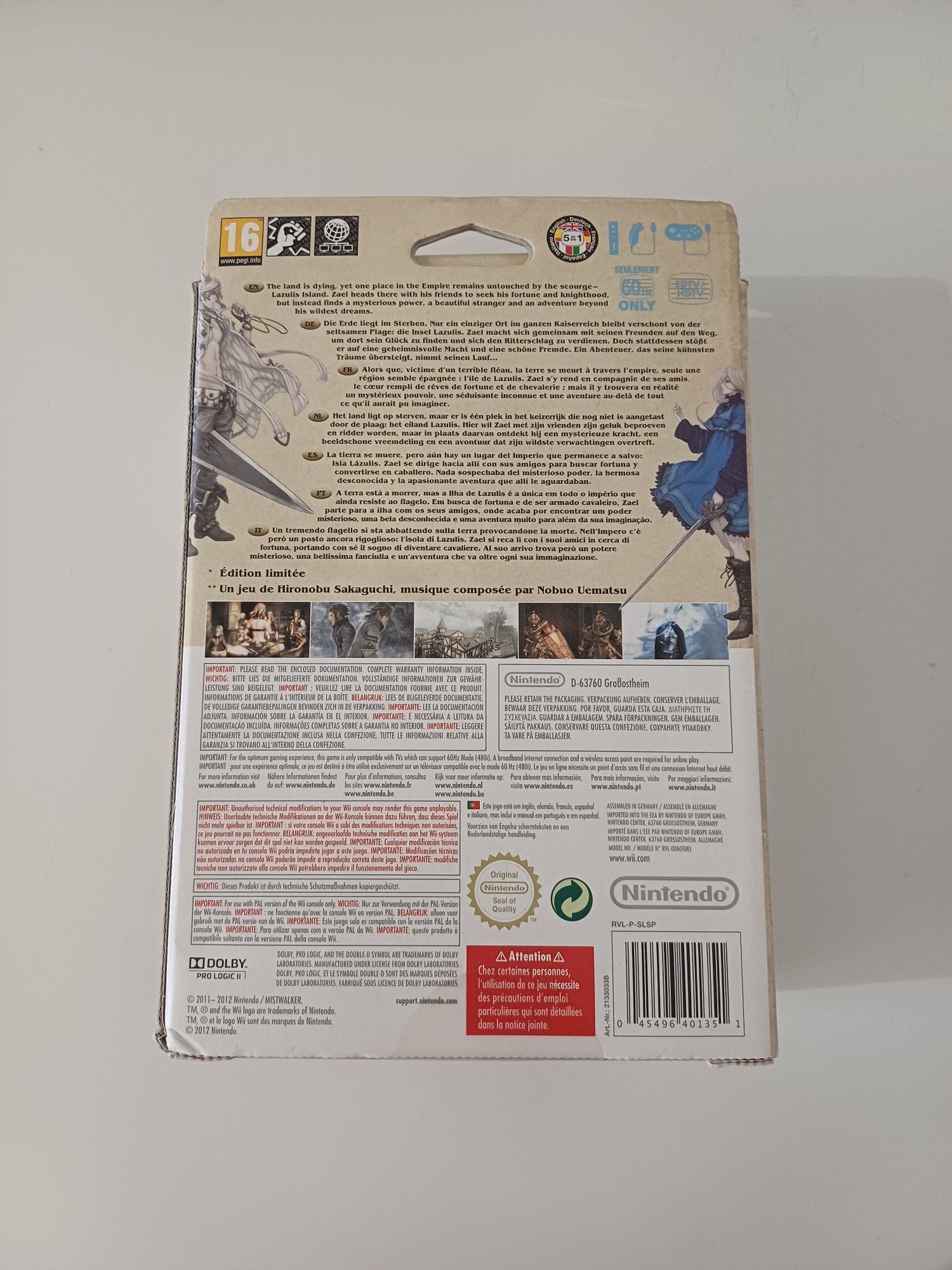 Last Story Collector's Edition Nintendo Wii angielska