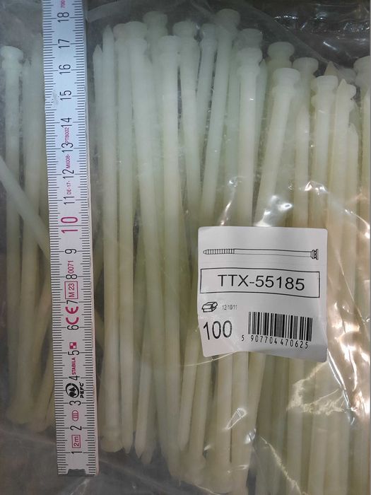 Kołki do styropianu z trzpieniem plastikowym TTX 18,5cm 400 sztuk