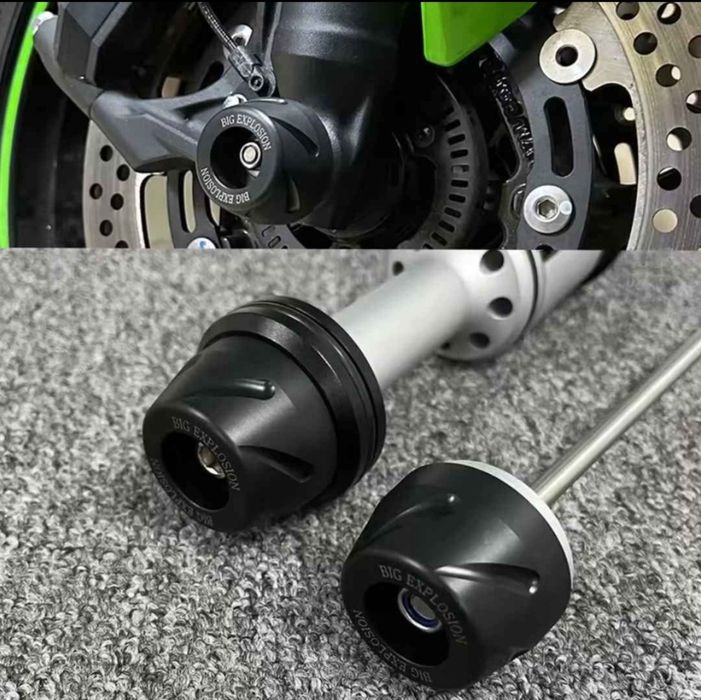 Cogumelos proteção BMW Crash slider, conjunto completo frente e trás.