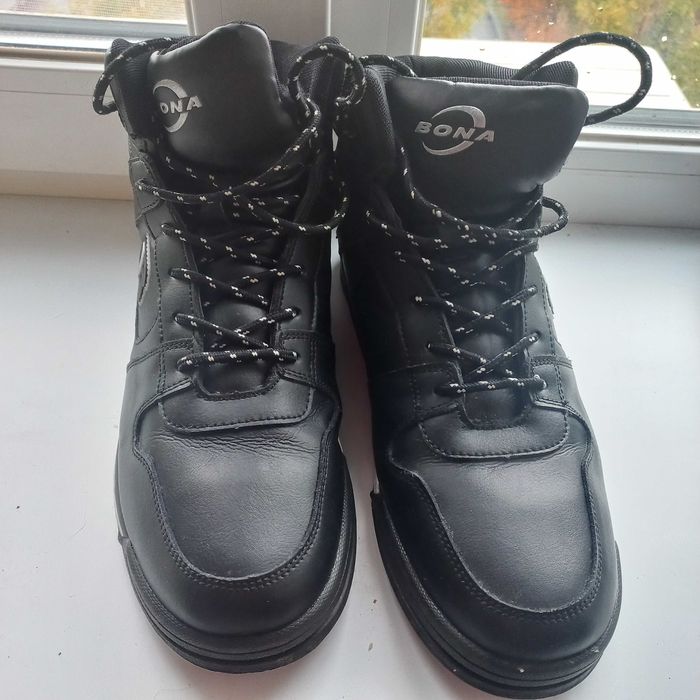 Ботинки bona скейтера хайтопи натуральная кожа 44 р.стелька 28,5 см
