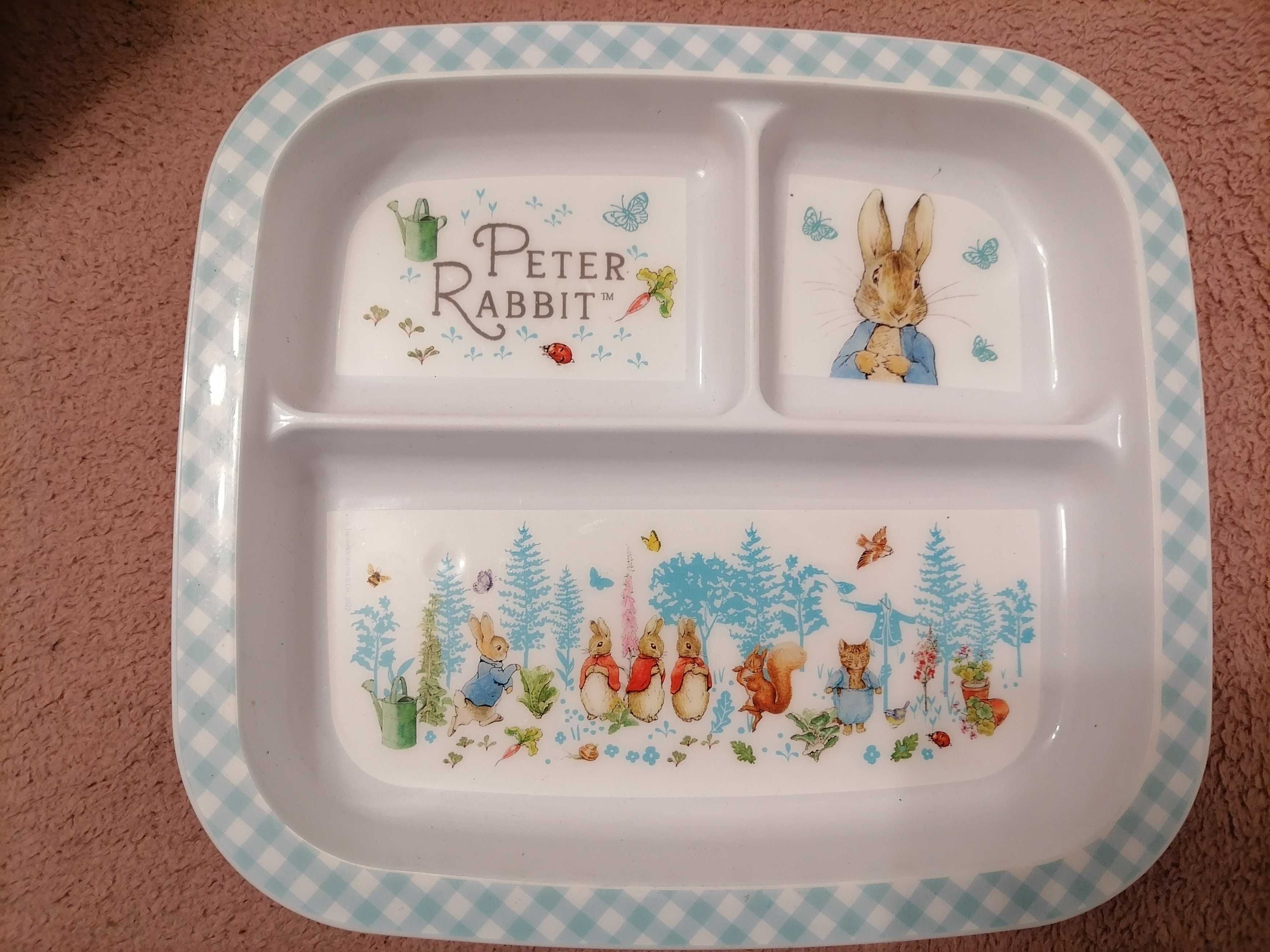 Talerz niemowlęcy Piotruś królik