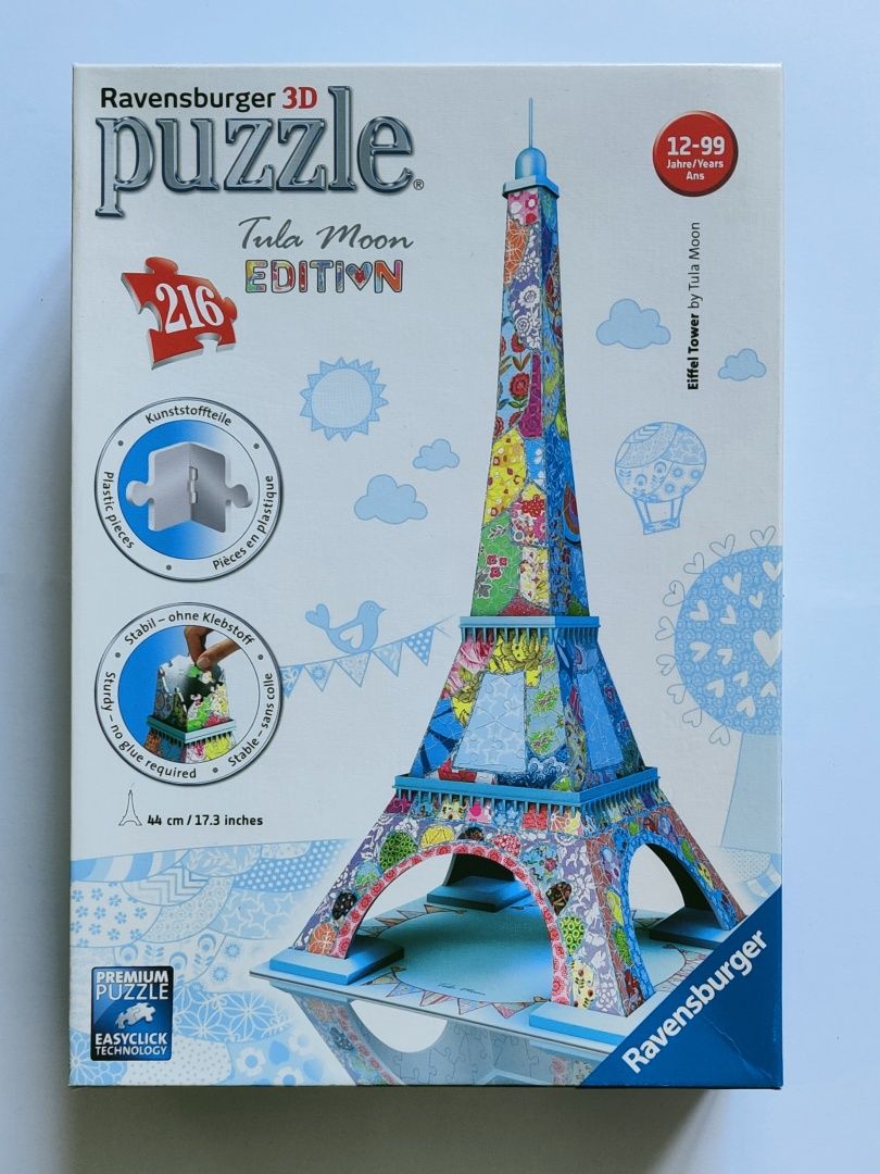 Puzzle 3D Big Ben i Eiffel Tower ZESTAW