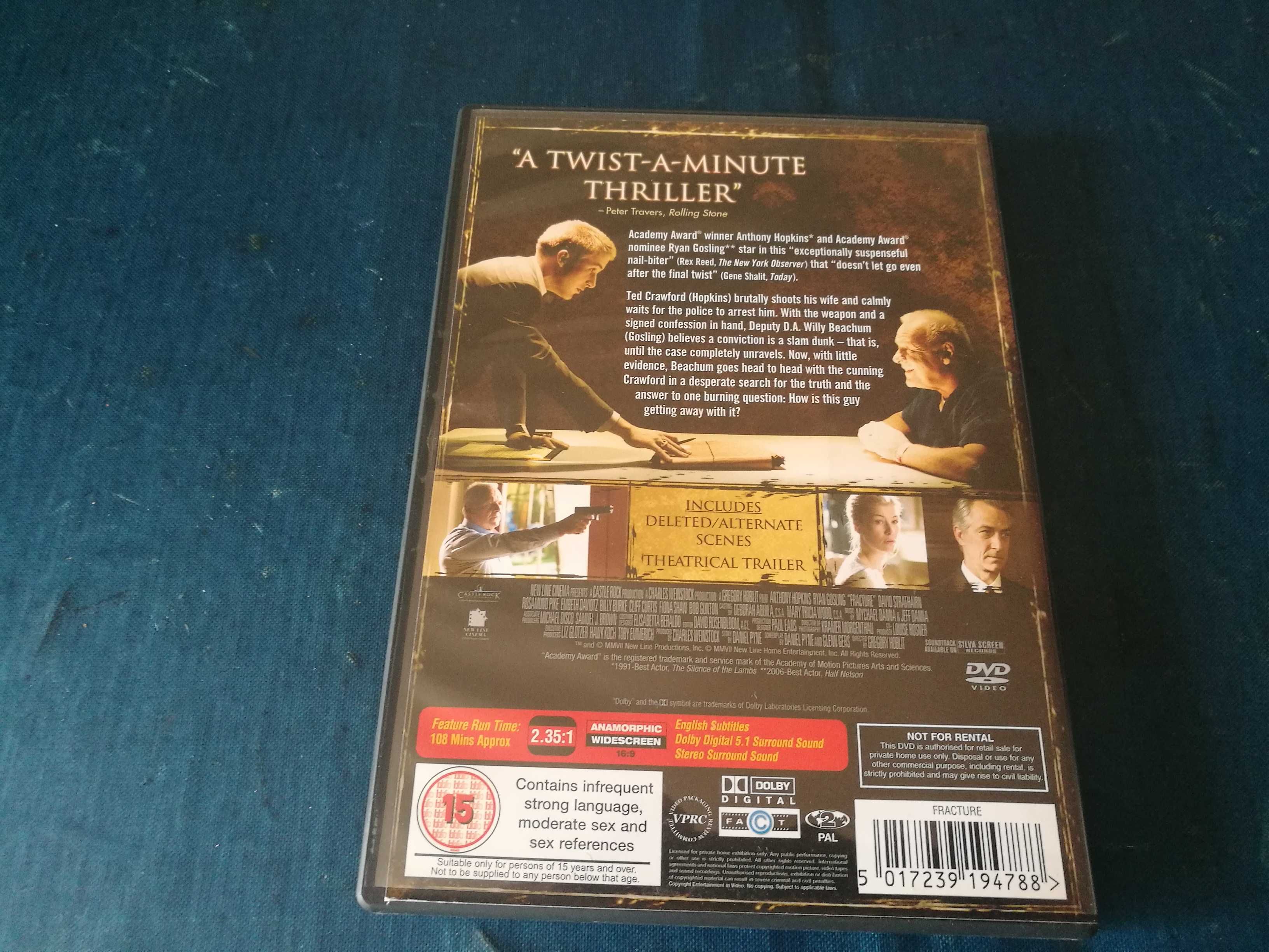 FRACTURE DVD (legendagem em Inglês)